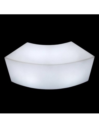Скамейка с подсветкой LED Snake белая 220V
