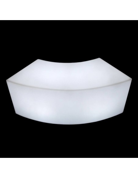 Скамейка с подсветкой LED Snake белая 220V Скамейка с подсветкой LED Snake белая 220V