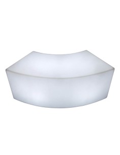 Скамейка с подсветкой LED Snake белая 220V