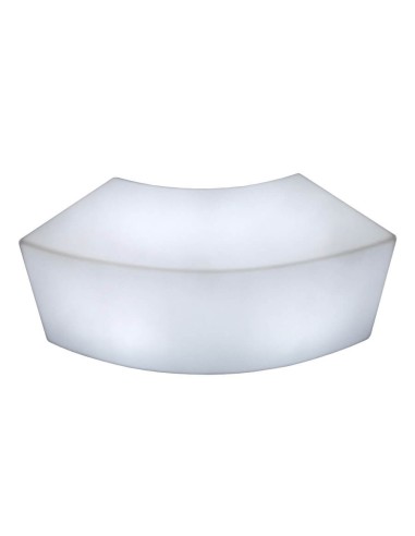 Скамейка с подсветкой LED Snake белая 220V