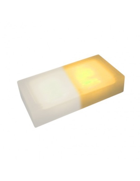 Светодиодная брусчатка 200x100 мм LED Lumbrus Brick белый+жёлтый IP68 Светодиодная брусчатка 200x100 мм LED Lumbrus Brick белый+жёлтый IP68