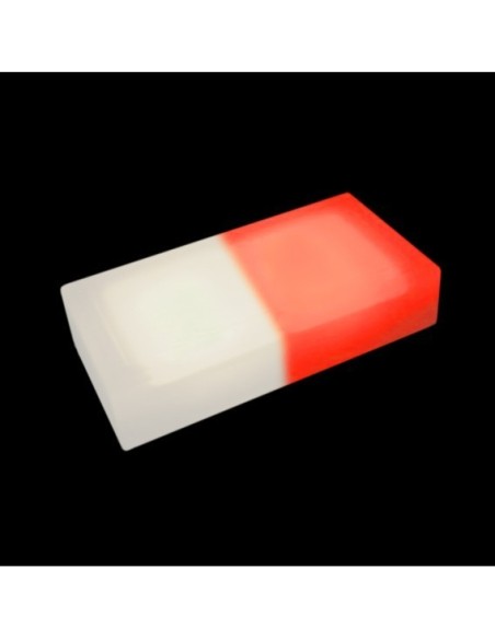 Светодиодная брусчатка 200x100 мм LED Lumbrus Brick белый+красный IP68 Светодиодная брусчатка 200x100 мм LED Lumbrus Brick белый+красный IP68