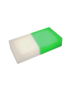 Светодиодная брусчатка 200x100 мм LED Lumbrus Brick белый+зелёный IP68