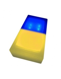Светодиодная брусчатка 200x100 мм LED Lumbrus Brick жёлтый+синий IP68
