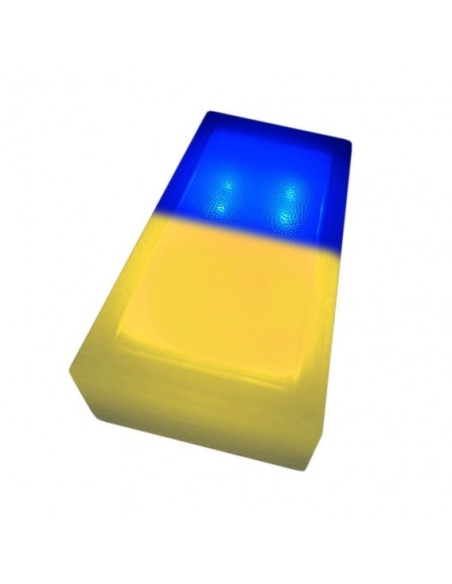 Светодиодная брусчатка 200x100 мм LED Lumbrus Brick жёлтый+синий IP68 Светодиодная брусчатка 200x100 мм LED Lumbrus Brick жёлтый+синий IP68