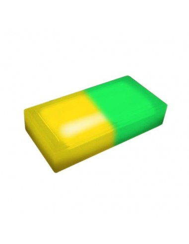 Светодиодная брусчатка 200x100 мм LED Lumbrus Brick жёлтый+зелёный IP68