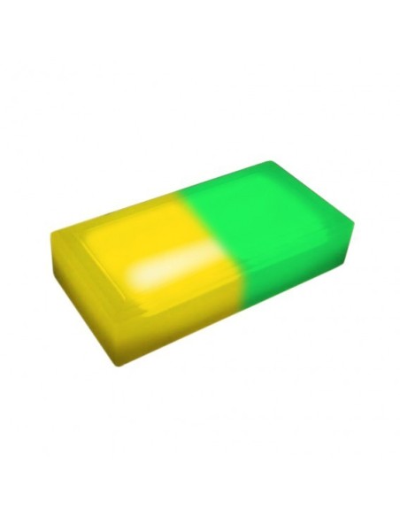 Светодиодная брусчатка 200x100 мм LED Lumbrus Brick жёлтый+зелёный IP68 Светодиодная брусчатка 200x100 мм LED Lumbrus Brick жёлтый+зелёный IP68