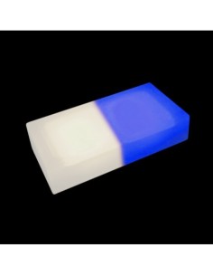 Светодиодная брусчатка 200x100 мм LED Lumbrus City белый+синий IP68 2