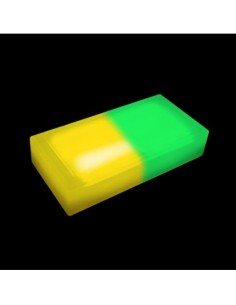 Светодиодная брусчатка 200x100 мм LED Lumbrus City жёлтый+зелёный IP68 2