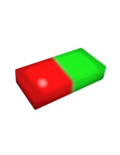 Светодиодная брусчатка 200x100 мм LED Lumbrus City красный+зелёный IP68