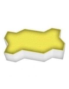 Светодиодная тротуарная плитка LED Lumbrus Волна жёлтая IP68