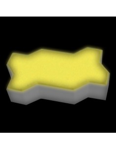 Светодиодная тротуарная плитка LED Lumbrus Волна жёлтая IP68 2