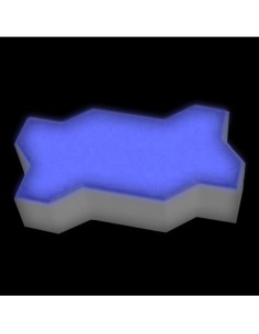 Светодиодная тротуарная плитка LED Lumbrus Волна синяя IP68 2