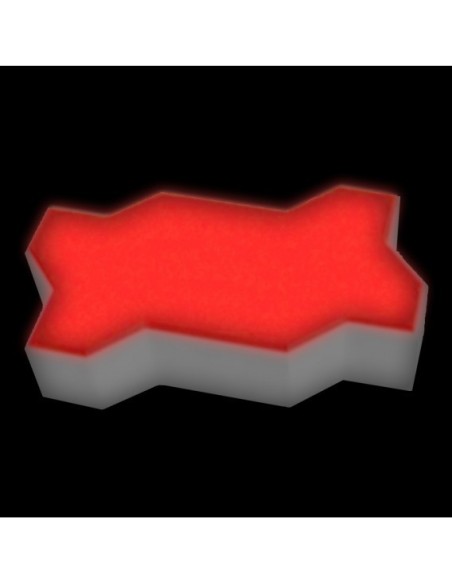 Светодиодная тротуарная плитка LED Lumbrus Волна красная IP68 Светодиодная тротуарная плитка LED Lumbrus Волна красная IP68