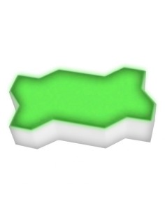 Светодиодная тротуарная плитка LED Lumbrus Волна зелёная IP68