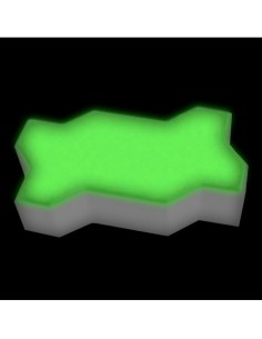 Светодиодная тротуарная плитка LED Lumbrus Волна зелёная IP68 2