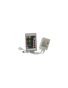 Контроллер RGB для разноцветных светодиодных светильников 12V 72 Вт. / 24V 144 Вт. с ИК-пультом ДУ