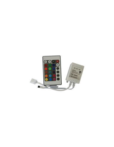 Контроллер RGB для разноцветных светодиодных светильников 12V 72 Вт. / 24V 144 Вт. с ИК-пультом ДУ