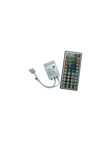 Контроллер RGB для разноцветных светодиодных светильников 12V 72 Вт. / 24V 144 Вт. с большим ИК-пультом ДУ