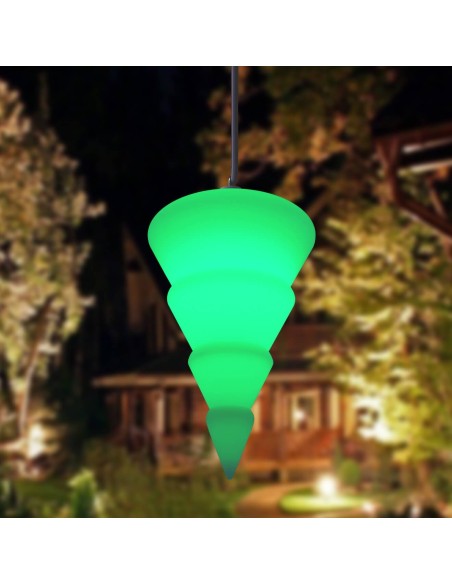 Подвесной светильник LED TORN c разноцветной RGB подсветкой и пультом ДУ IP65 Подвесной светильник LED TORN c разноцветной RGB подсветкой и пультом ДУ IP65