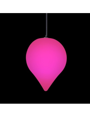Подвесной светильник Капля LED DROP c разноцветной RGB подсветкой и пультом ДУ IP65