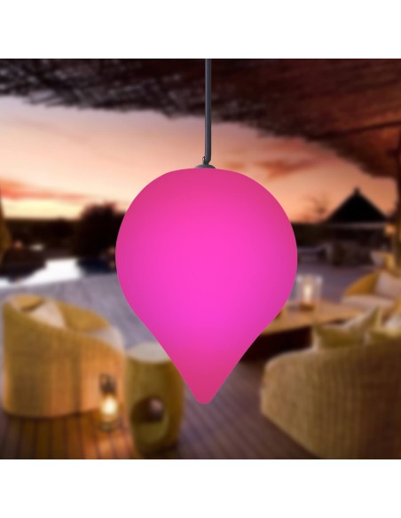 Подвесной светильник Капля LED DROP c разноцветной RGB подсветкой и пультом ДУ IP65 Подвесной светильник Капля LED DROP c разноцветной RGB подсветкой и пультом ДУ IP65