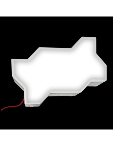 Светодиодная тротуарная плитка LED Lumbrus Зигзаг белая IP68 Светодиодная тротуарная плитка LED Lumbrus Зигзаг белая IP68