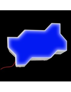 Светодиодная тротуарная плитка LED Lumbrus Зигзаг синяя IP68 2