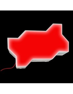 Светодиодная тротуарная плитка LED Lumbrus Зигзаг красная IP68 2