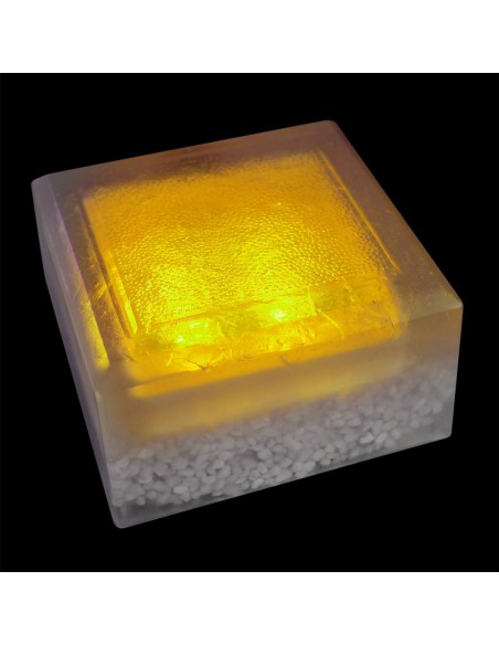 Светодиодная брусчатка 100x100 мм LED Lumbrus Crystal жёлтая IP69K Светодиодная брусчатка 100x100 мм LED Lumbrus Crystal жёлтая IP69K