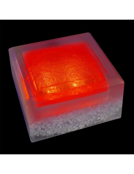 Светодиодная брусчатка 100x100 мм LED Lumbrus Crystal красная IP69K Светодиодная брусчатка 100x100 мм LED Lumbrus Crystal красная IP69K