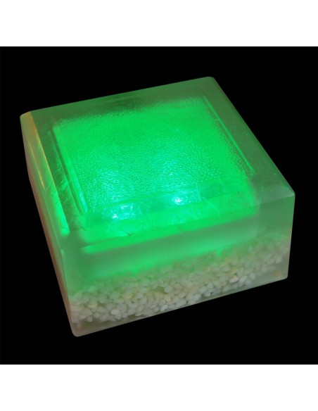 Светодиодная брусчатка 100x100 мм LED Lumbrus Crystal зелёная IP69K Светодиодная брусчатка 100x100 мм LED Lumbrus Crystal зелёная IP69K