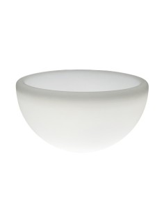 Кашпо с подсветкой Полусфера 50 см LED Garda белое 220V