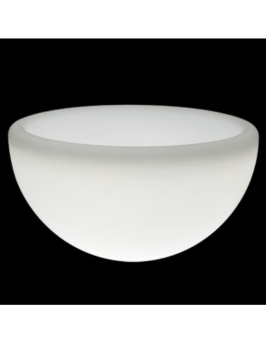 Кашпо с подсветкой Полусфера 80 см LED Garda белое 220V