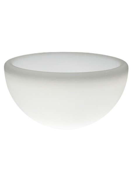 Кашпо с подсветкой Полусфера 100 см LED Garda белое 220V Кашпо с подсветкой Полусфера 100 см LED Garda белое 220V