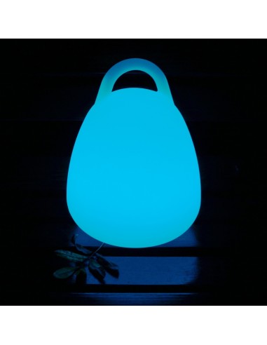Садовый уличный светильник с ручкой LED HANDLE c разноцветной RGB подсветкой и пультом ДУ IP65 220V