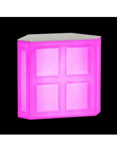 Светящаяся барная стойка с аккумулятором LED BAR (угловая) с разноцветной RGB подсветкой и пультом USB IP65 2