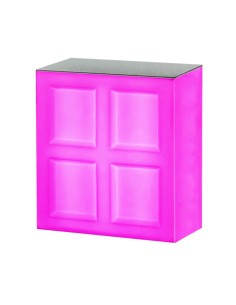 Светящаяся барная стойка с аккумулятором LED BAR (прямая) с разноцветной RGB подсветкой и пультом USB IP65