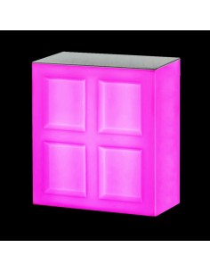 Светящаяся барная стойка с аккумулятором LED BAR (прямая) с разноцветной RGB подсветкой и пультом USB IP65 2