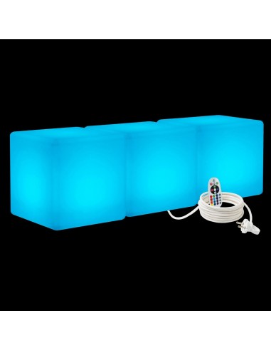 Скамейка с подсветкой LED Cubes T30 RGB 220V