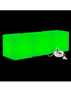 Скамейка с подсветкой LED Cubes T40 RGB 220V 2