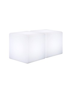 Скамейка с подсветкой LED Cubes D60 белая 220V