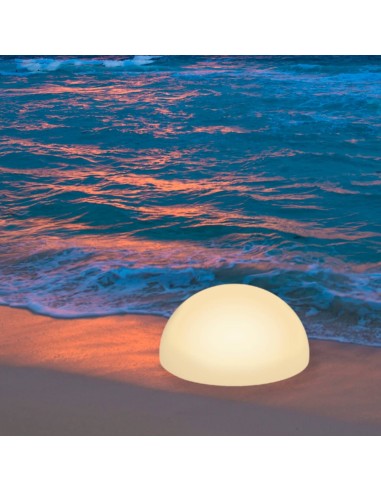 Светильник полусфера беспроводной LED HEMISPHERE 80 см RGB с аккумулятором и пультом USB IP68