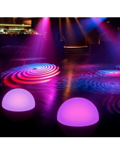 Светильник полусфера беспроводной LED HEMISPHERE 60 см RGB с аккумулятором и пультом USB IP68