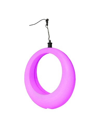 Качели светящиеся Кольцо LED SWING XL разноцветные RGB с аккумулятором и пультом ДУ IP65
