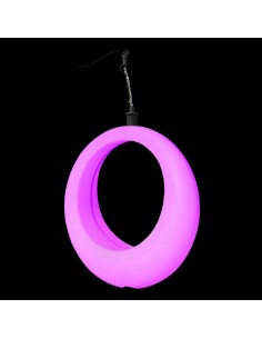 Качели светящиеся Кольцо LED SWING XL разноцветные RGB с аккумулятором и пультом ДУ IP65 2