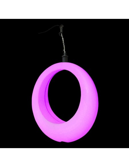 Качели светящиеся Кольцо LED SWING XL разноцветные RGB с аккумулятором и пультом ДУ IP65 Качели светящиеся Кольцо LED SWING XL разноцветные RGB с аккумулятором и пультом ДУ IP65