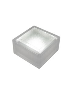 Светодиодная брусчатка 100x100 мм LED Lumbrus City белая IP68