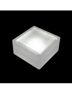 Светодиодная брусчатка 100x100 мм LED Lumbrus City белая IP68 2
