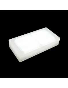 Светодиодная брусчатка 200x100 мм LED Lumbrus Brick белая IP68 2